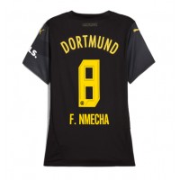 Camisa de Futebol Borussia Dortmund Felix Nmecha #8 Equipamento Secundário Mulheres 2024-25 Manga Curta